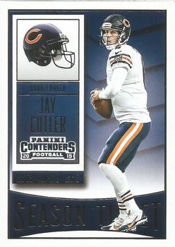 Jay Cutler Chicago Bears 2015 Panini Contenders NFL #60